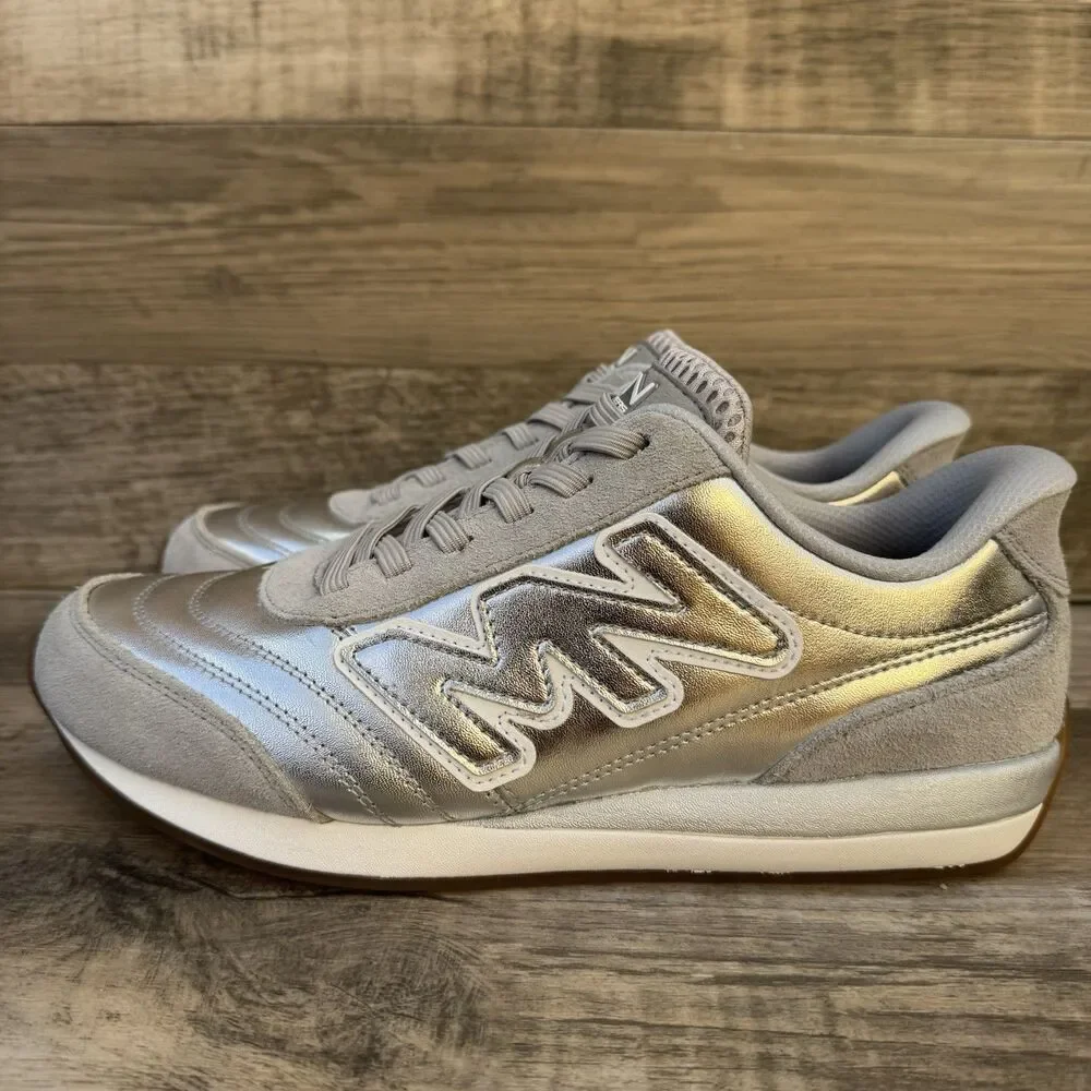 Skechers Mark Nason Street Jogger Driv Womens Silver Slip-On Size 9 New